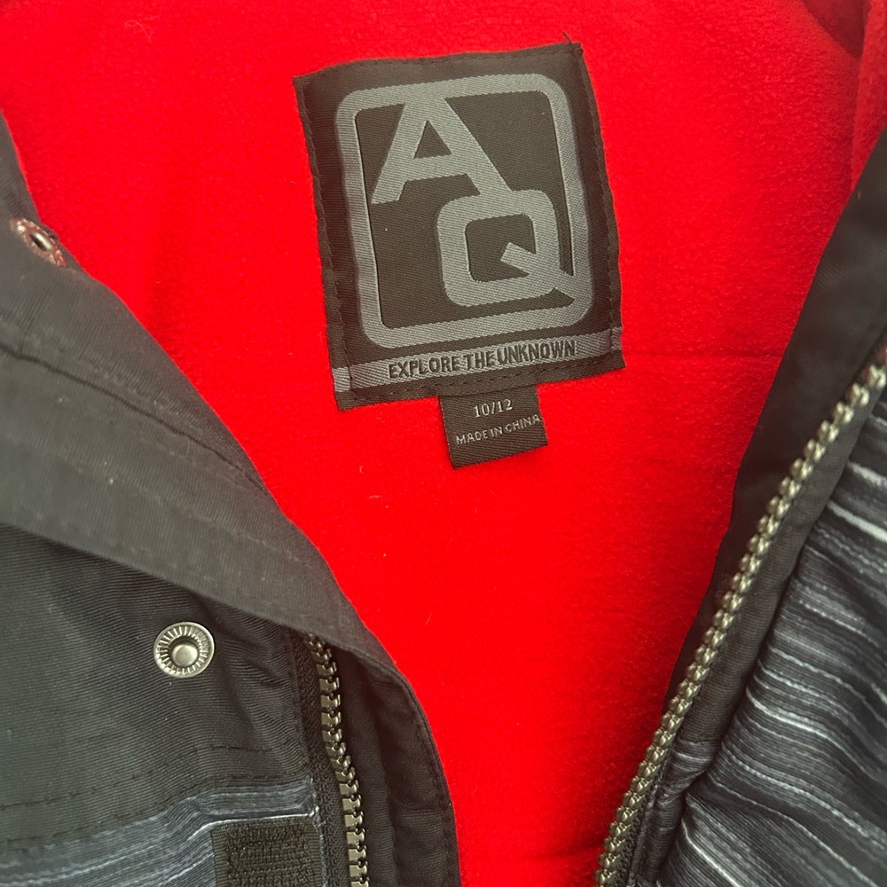 AQ/AQ Kids Jacket - Black and Red